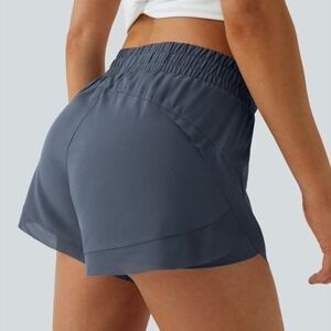 Halara Mid Rise 2-in-1 Flowing Running Shorts 3" Medium
